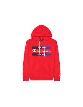Sudadera Champion Hooded Sweatshirt New York Rojo Hombre