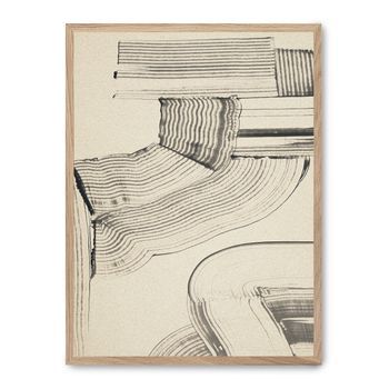 Cuadro Art With Black Lines I