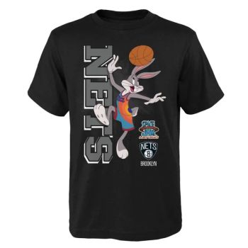 Camiseta Space Jam 2 Vertical Tunes Outerstuff - Brooklyn Nets Junior.