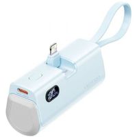 power bank vention fhrl0 4800mah 225w usb-c lightning integrados azul