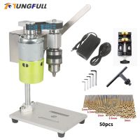 mini taladro de banco de prensa portatil mini maquina de perforacion prensa de banco de banco bricolaje madera metal soporte de taladro electrico