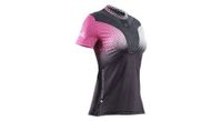 maillot de manga corta x bionic corefusion run rosa blanco para mujer