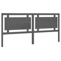 cabecero cama mueble de dormitorio de cama madera maciza de pino 2055 x 4 x 100 cm gris m020005629