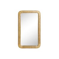 espejo ratan cristal 55x4x95 natural