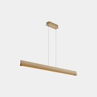 leds c4 colgante bravo led 407 blanco calido - 3000k on-off oro 3075lm