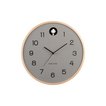 Reloj de pared redondo ø31,5cm - gris