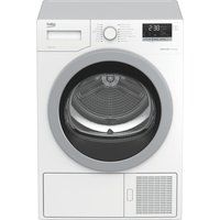 beko tumble dryer dhx83420w 8 kg heat pump  - white white