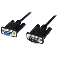 1m black db9 rs232 serial