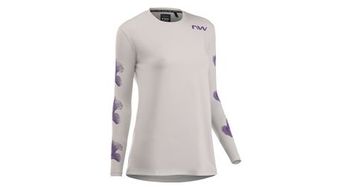 Camiseta de manga larga para mujer northwave xtrail gris morado