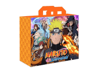 bolsa reutilizable - sherwood naruto shippuden 45 cm naranja