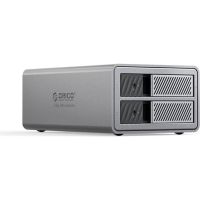 caja pc orico disk-array raid aluminio negro usb 30 44 tb