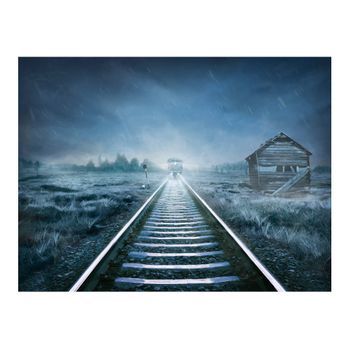 Papel Pintado 3d - El Tren Fantasma (350x270 Cm)