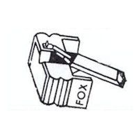 aguja tocadiscos fox308-dst-w