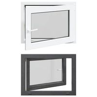 ventana de sotano oscilante y abatible risor 60 x 100 cm vidaxl