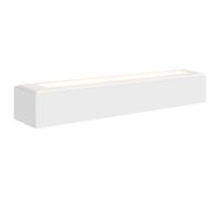 bambuskafig - aplique de pared de plastico blanco 52 cm g9
