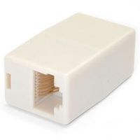 startechcom paquete de 10 cajas de empalme modulares acopladores para cable cat5e ethernet utp - 2x hembra rj45 - beige