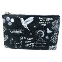 frida kahlo monedero complementos senora k4986 negro para mujer