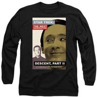 star trek camiseta manga larga the next generation season 7 episode 1 para mujer