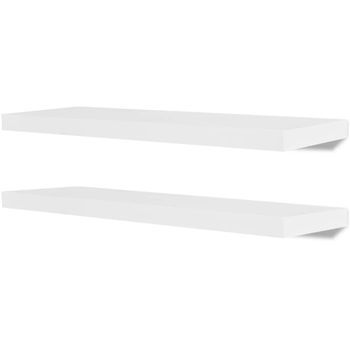 Estantes De Pared 4 Unidades Blanco 80 Cm Vidaxl