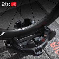thinkrider bike trainer bloque de rueda delantera adecuado para 700c 2627 529 pulgadas estabiliza el soporte del entrenador de bicicleta