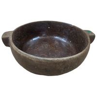 bowl vintage marron 36x36x44h cm