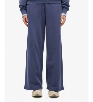 Superdry para mujer. W7011219A Pantalón Jogger Athletic Essentials Logo Garment Dyed azul (XL), Casual, Algodón