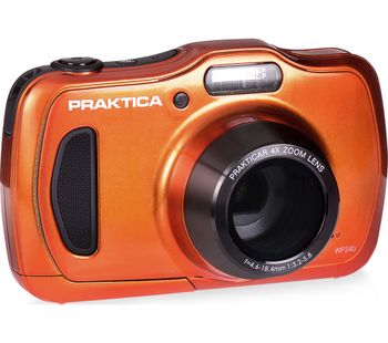 PRAKTICA Luxmedia WP240-BL Compact Camera - Orange, Orange