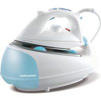 morphy richards jet steam 333021 steam generator iron - white  blue white