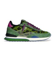hoff para mujer 22503002 zapatillas art verde 37 piel plano cordones casual