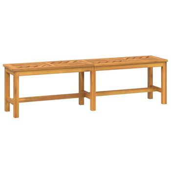 Banco De Jardín Madera Maciza De Acacia 150 Cm Vidaxl