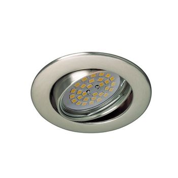 Empotrable led basic basculante redondo níquel (8w)