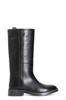 bota de cuero black