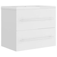 mueble de almacenaje  mueble con lavabo madera de ingenieria blanco