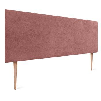 Dhome Cabecero Rojo 160cm Acabado Toalla Soft Tapizado Liso Con Patas 4cm Grosor 105 Alto Tejido Suave Para Pared Acústicos Cabeceros Absorbentes (160cm, 4cm - 105 Al. - Rojo)