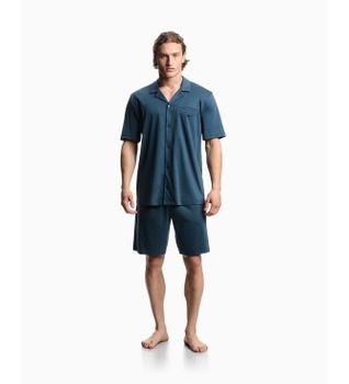 Emporio Armani para hombre. EM001372_AF20670 Pijama Night azul (M), Homewear, Algodón, Manga corta