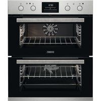 zanussi zof35802xk electric built under double oven - stainless steel stainless steel