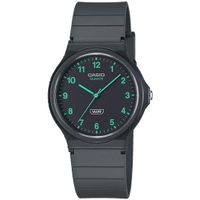 reloj analogico unisex casio mq-24b-8b 388  349  78 mm correa de silicona