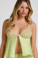 hunkemoller cami harriet verde