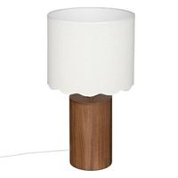 lampara de mesa vania h50cm marron