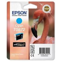 epson t0872 t087240 cyan original ink cartridge flamingo
