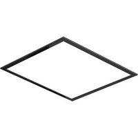 soporte de techo para ducha 40x40 cm en acero inoxidable negro mate