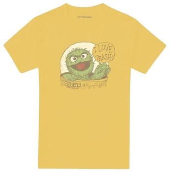 Sesame Street Camiseta I Love Trash para mujer