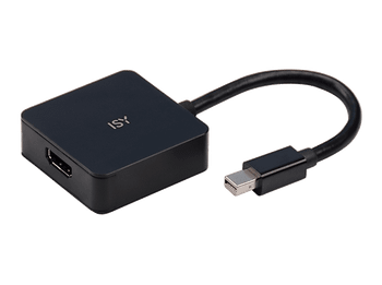 Adaptador - ISY IAD-1006, Compatibilidad Universal, Plug & Play, 900 mAh, 1920x1080@60Hz/30Hz, Negro