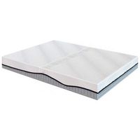 colchon viscoelastico modelo modal strong 90 x 190 x 24cm maxima firmeza - todas las medidas blanco y gris