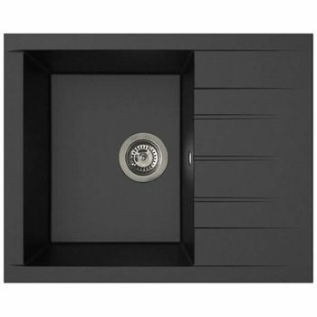 Fregadero De Un Seno Con Escurridor Stradour 1c Xs Negro