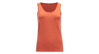 camiseta de mujer devold eika merino naranja