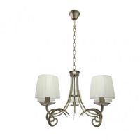 fabrilamp lampara cuero modelo luxor 5 l con pantallas
