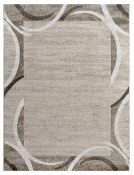 Alfombra Sinay marrón 80x150 cm
