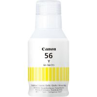 botella de tinta original para canon gi-56y amarilla
