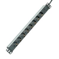 roline regleta para armarios rack 19 8 tomas lec320 y cable c14 2m aluminio